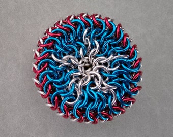 Chainmail Footbag - Captain America