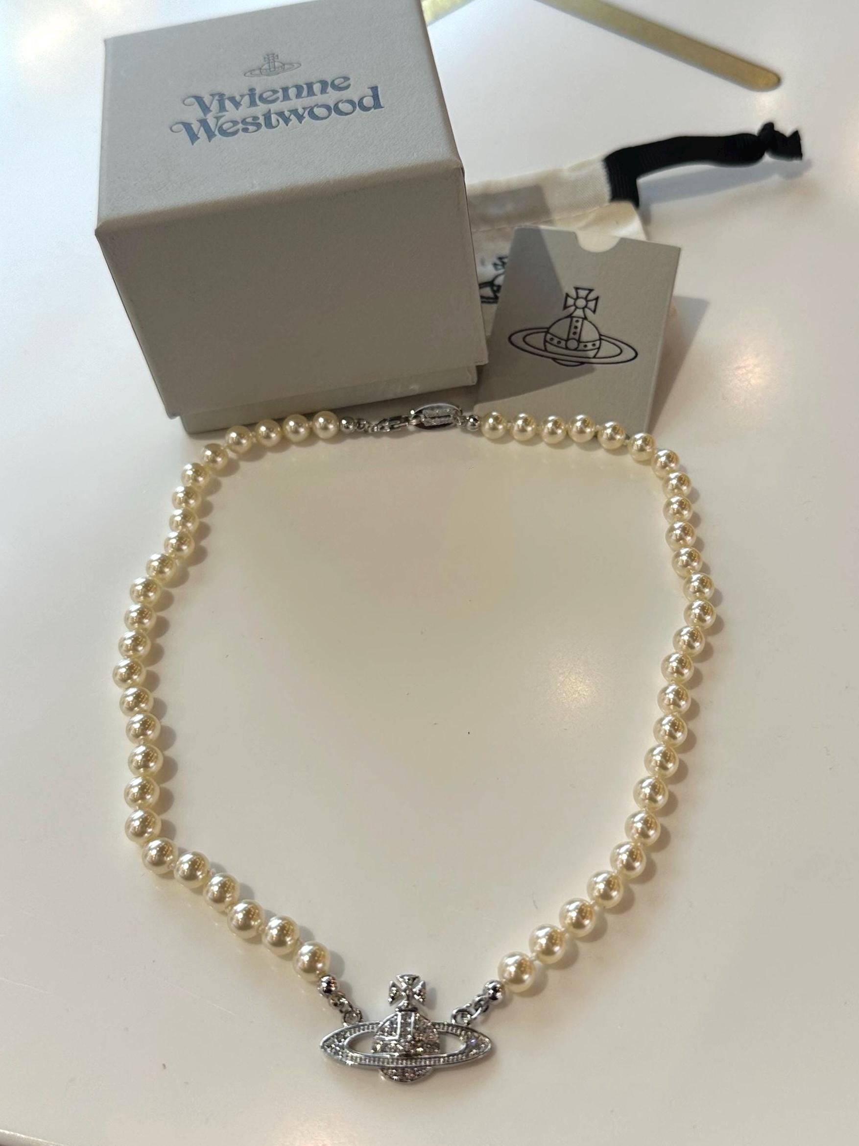 Authentic Vivienne Westwood Pearl Necklace - Etsy