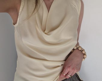Top met col pdf-naaipatroon | XS-XXL-maten | Direct downloaden | Zelfverzekerd patroon voor beginners