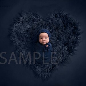 Digital fur hearts