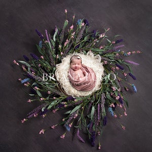 SALE!!! Digital newborn flower prop