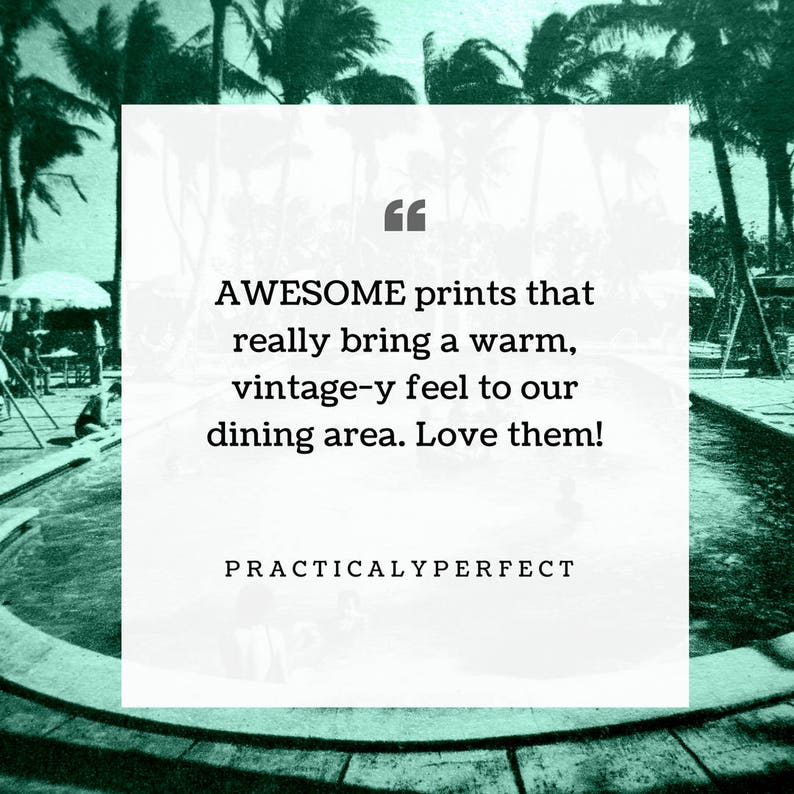 Summer art mid century gift Mid Century art prints retro motel swimming pool art Palm Springs Decor,