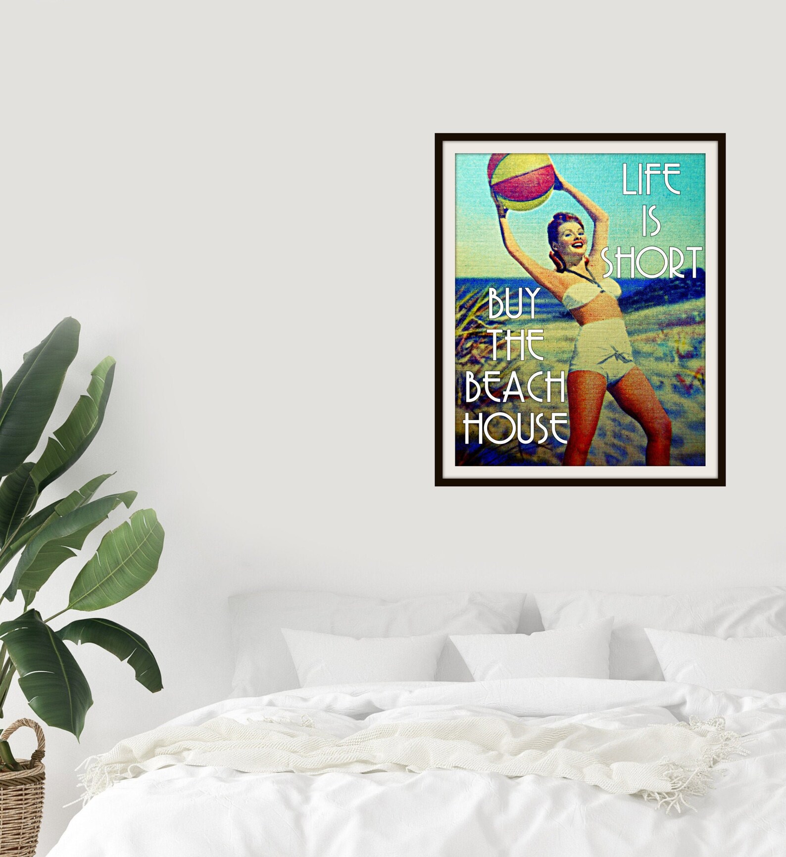 Life is Short Buy the Beach House Art Print Beach House Etsy