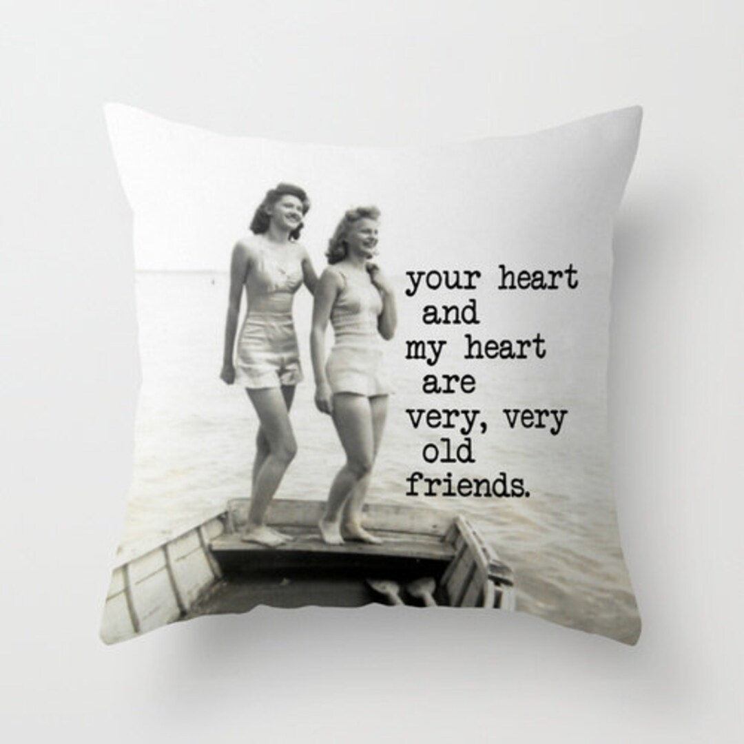 Best Friend Pillow Covers 18x18 Unique Best Friend Gifts for Etsy