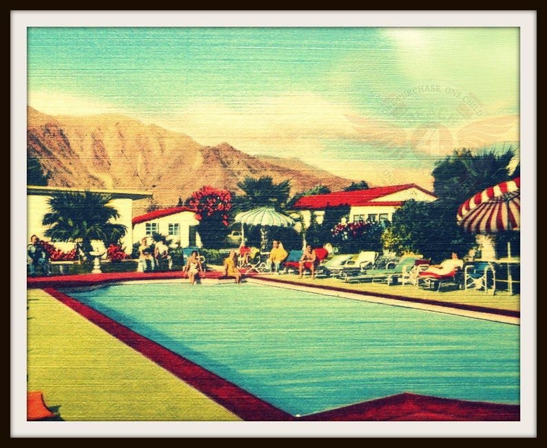 Palm Springs Print Palm Springs Art Mid Century Print Mid