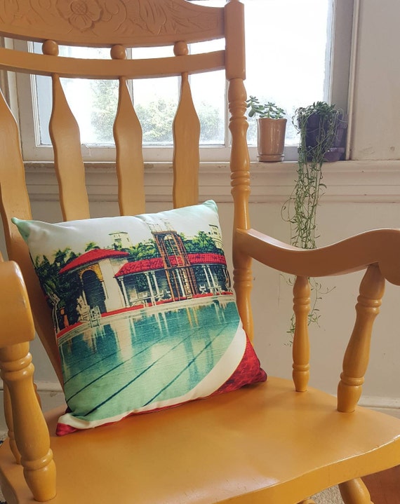 Items similar to Coastal Pillows Cover 18x18, Swimming Pool Decor