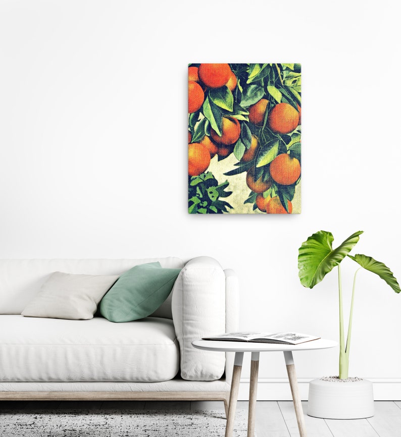 Oranges Art on Canvas 24x30 Oranges Canvas Art for Kitchen Etsy