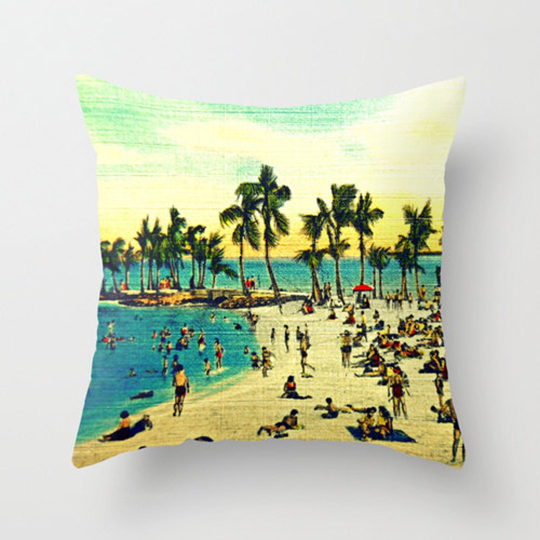 Coastal Pillow Covers 18x18 Beach Hostess Gifts Coastal Etsy