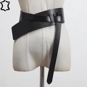 Wide Leather Corset Belt: Women&#39;s Fashion Waist Belt