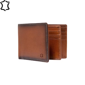 Bifold Brieftasche, Herren Bifold Brieftasche, handgefertigte Leder Brieftasche, Leder Bifold Brieftasche, Antiqued Brown Echtleder Brieftasche
