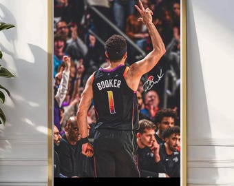 Vintage 90s Poster: Devin Booker Basketball Game Day Gift For Fan