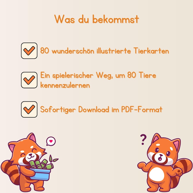80 Tierkarten Für Kinder | PDF Zum Ausdrucken | Lernkarten Tiere Set