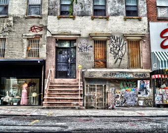 Lower East Side, New York City Photography Print, Street Photograph, NYC Wall Art, -Boarded Up