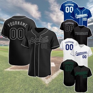 Personalized Name Team,Custom Color Baseball Jersey For Baseball Fans,Custom Number Baseball Jersey for Men Women Kids Toddler Fan
