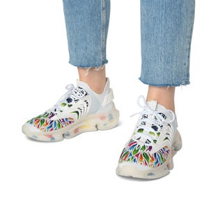 Colorful Women&#39;s Mesh Sneakers for Stylish Comfort, Athletic Footwear, Grassroot Greatness