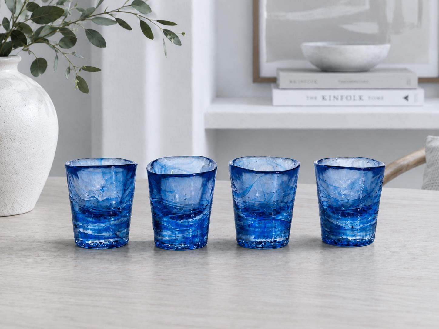 Kosta Boda Mine Swirl Glasses - Etsy