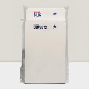 nfl card sleeves HBK Football Card Binder, 4 Pocket Trading Cards Binder, 2024 NFL Sports Cards Holder, 400 Capacity Display Case