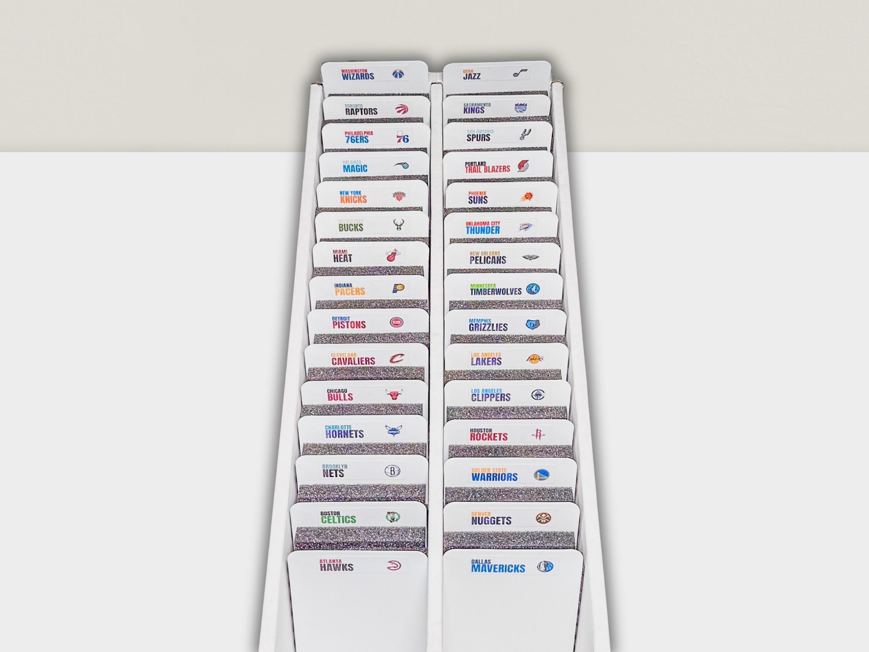 Custom BCW Tall Dividers – WNBA Wordmark Team Set – Basketball Trading Cards