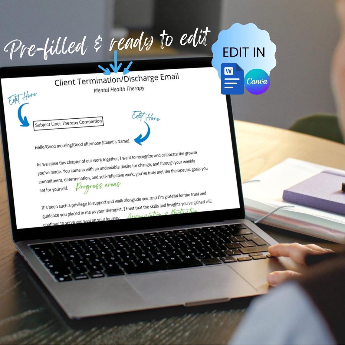 Client Termination Email Template | Clinical Discharge Summary ...