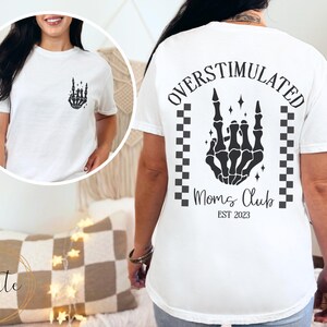 Camiseta &quot;Club de Mamás Sobreestimulantes&quot;, Colores Confortables