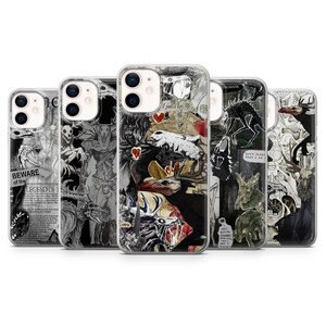 Wendigo mobilskal Cryptid Gothic Horror för iPhone 18 Pro, 17, 16, 15, 14, 13, Samsung S26 FE, S25, S24, A17, Pixel 11, 10, 9A, 8, 7A