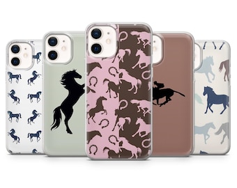Horse Phone Case Equestrian Farm rustic Cover for iPhone 17, 16, 15, 14, 13, 12, Samsung S26, S25, S24, A17, A56, Pixel 10 Pro XL, 9A, 8Pro