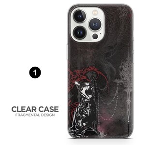 Gotiskt telefonskal med mörkt estetiskt punk-kors för iPhone 18 Pro, 17, 16, 15, 14, 13, Samsung S26, S25, S24, A17, Pixel 11, 10, 9A, 8, 7A 1