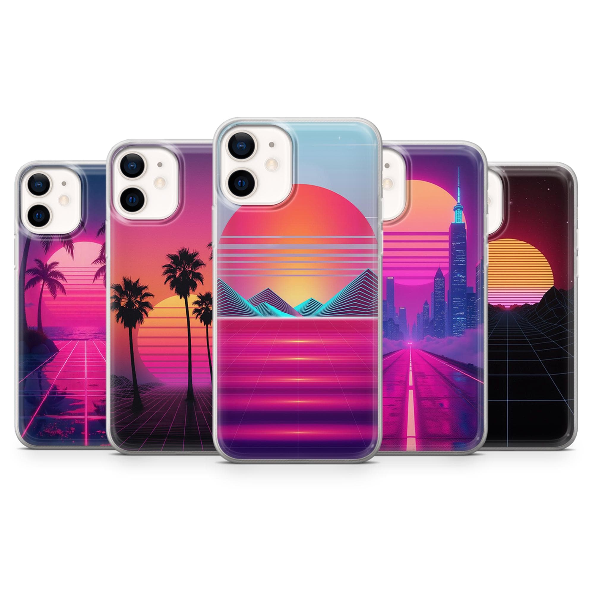 Synthwave Phone Case - Etsy