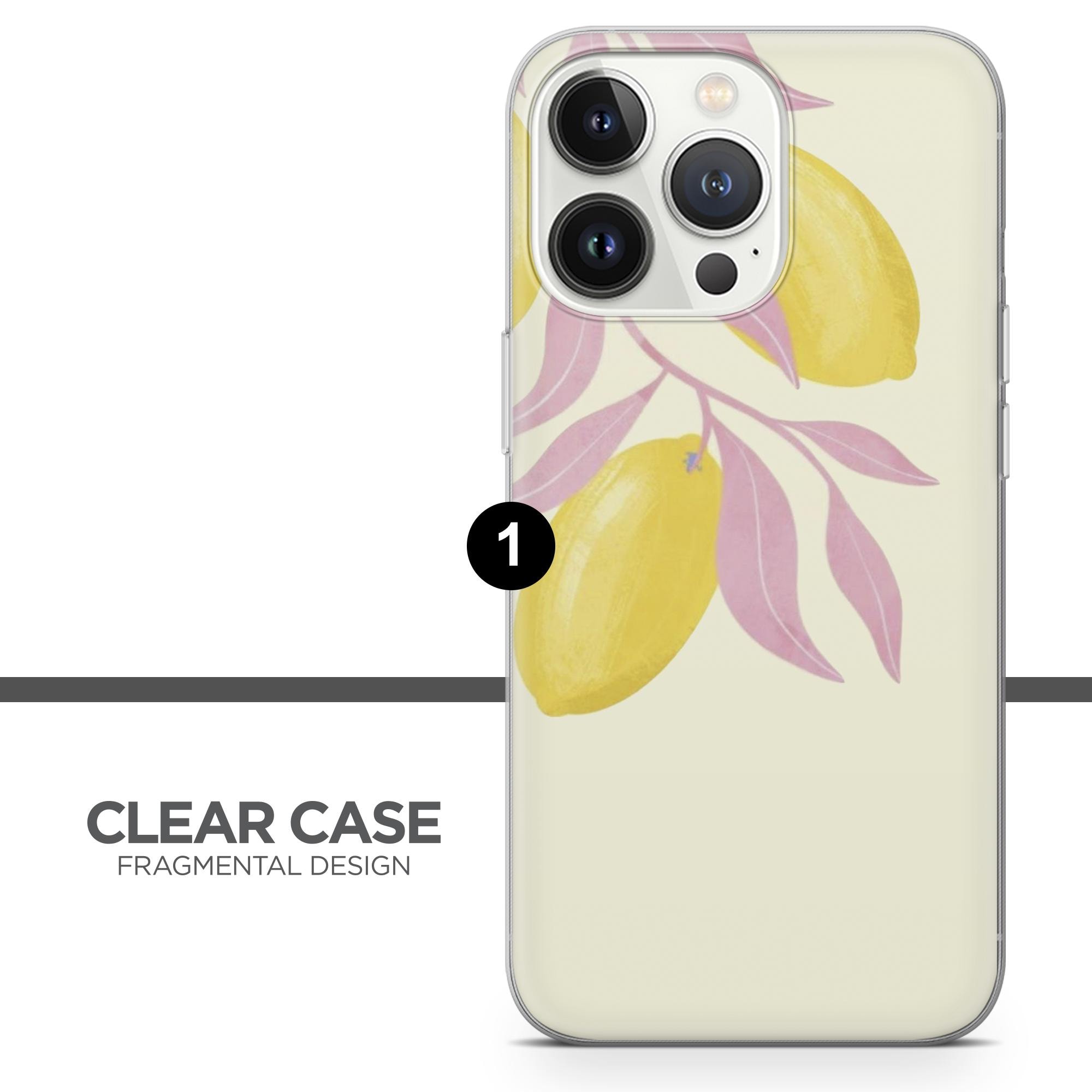 レモン柄の携帯ケース シトラスカバー iPhone 17、16、15、14、13、12