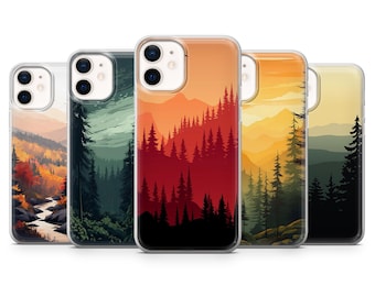 Forest Phone Case Mountain Nature Outdoors Cover for iPhone 17, 16, 15, 14, 13, 12, Samsung S26, S25, S24, A17, A56, Pixel 10 Pro XL, 9A, 8A