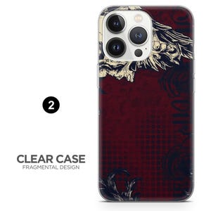 Gotiskt telefonskal med mörkt estetiskt punk-kors för iPhone 18 Pro, 17, 16, 15, 14, 13, Samsung S26, S25, S24, A17, Pixel 11, 10, 9A, 8, 7A 2