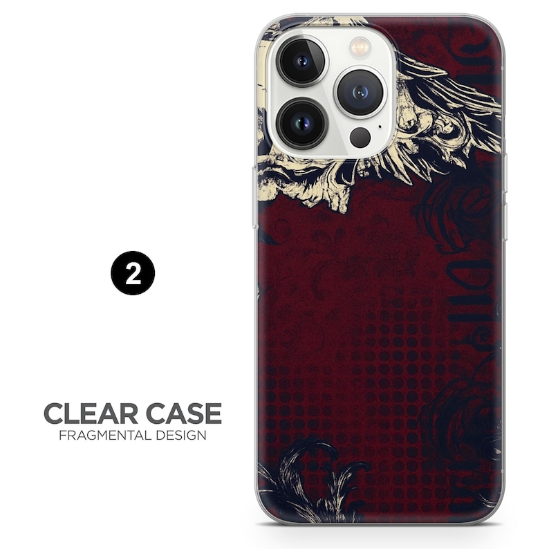 Gotiskt telefonskal med mörkt estetiskt punk-kors för iPhone 18 Pro, 17, 16, 15, 14, 13, Samsung S26, S25, S24, A17, Pixel 11, 10, 9A, 8, 7A 2