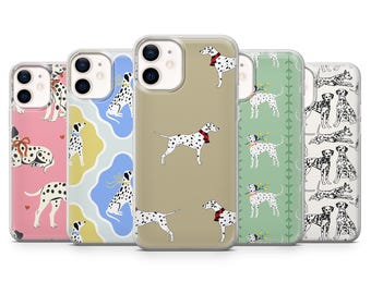 Dalmatiner Handytasche Hund Welpe süße Haustier Cover für iPhone 17, 16, 15, 14, 13, 12, Samsung S26, S25, S24, A17, A56, Pixel 10 Pro XL, 9A, 8, 7A