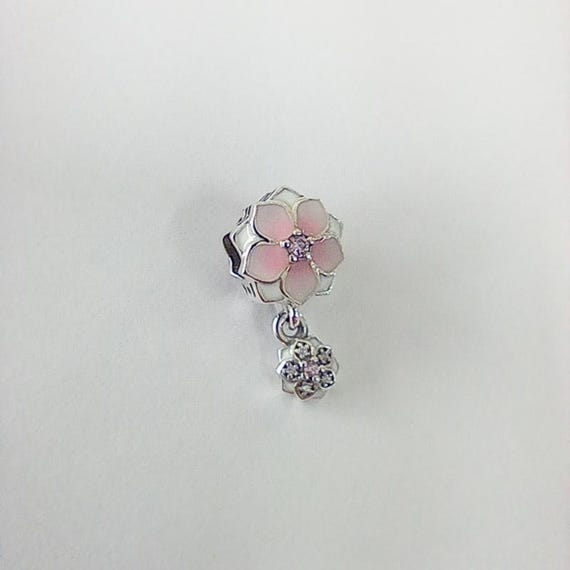 Pandora ALE 925 Sterling Silver Magnolia Bloom Pendant Charm UK