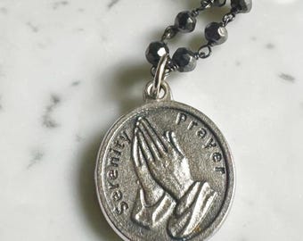 The Serenity Prayer Rosery Style Necklace