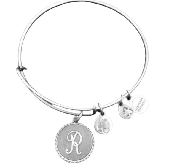Alex and Ani Initial “R” Charm Bangle: Rafaelian … - image 2
