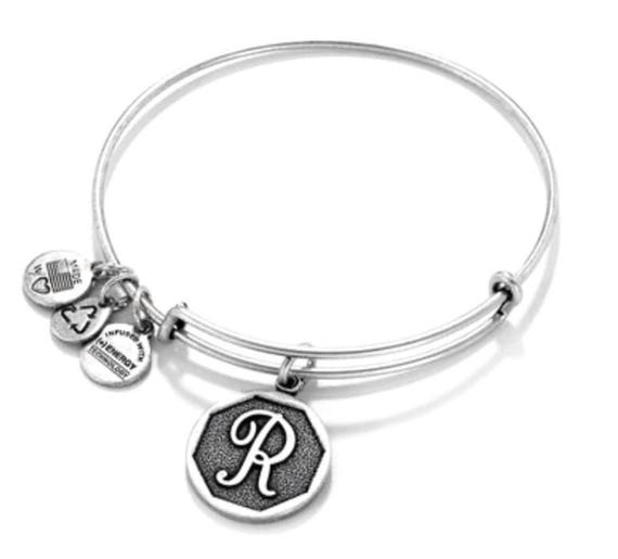 Alex and Ani Initial “R” Charm Bangle: Rafaelian … - image 4