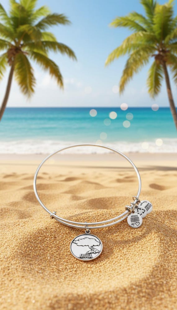 Alex and Ani - Destination Aruba Divi Tree Charm … - image 1