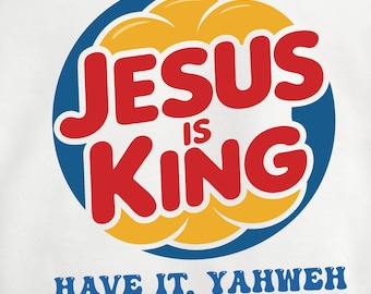 Jesus Is King Retro SVG, Christian Faith Shirt Design (Digital Download)