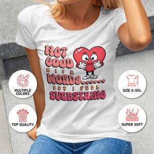 Kawaii Kleding Verlegen Hart Liefde Introvert Ontwijkend Sociaal Onhandig T-shirt Schattig emotioneel Cartoon Grafisch T-shirt Hoodie Sweatshirt