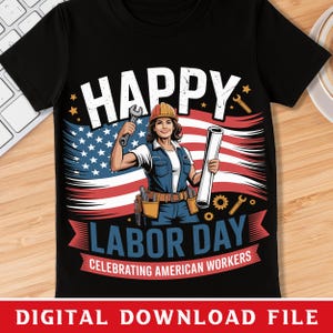 Labor Day PNG, Patriotic Sublimation Design, Labor Day Shirt svg, USA Flag PNG, Trendy Labor Day Art, Patriotic svg, Social Worker Shirt