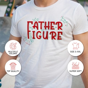 Koszulka z kapturem i nadrukiem Ojca Postać Bluza z kapturem Nowy ojczym Ojcostwo Tata Bod Zabawny Minimalistyczny T-shirt Koszulka z grafiką Prezent na Dzień Ojca