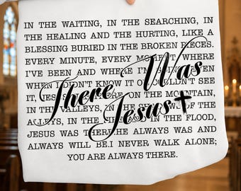 There Was Jesus SVG, Christian Song Lyrics SVG, Faith Typography SVG, Christian Shirt Design, Religious Digital Download