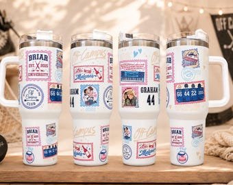 Vaso térmico de 40 onzas de Garrett Graham, marca Off Campus, con asa.