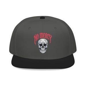 Cool Skull Embroidered Snapback Hat Trendy Mens Cap Streetwear Accessories Gift for Him Gothic Style Hat Casual Wear