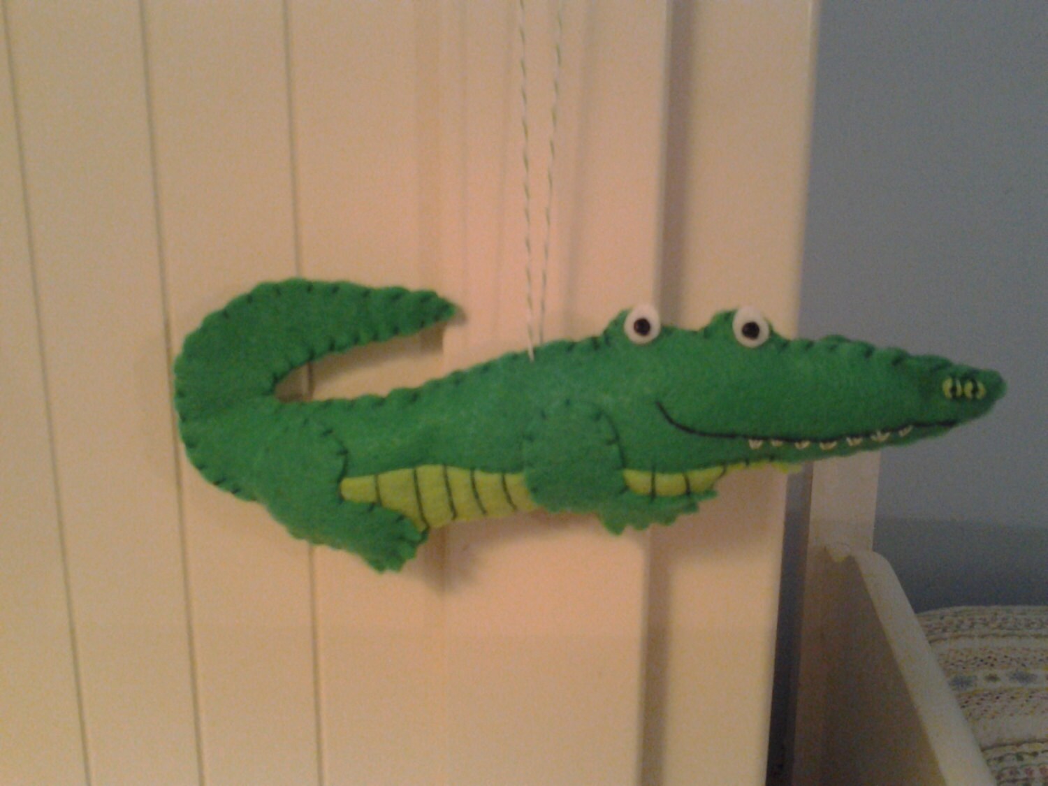 Adorable Alligator Felt Ornament