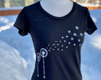 Women's Wishful Thinking Dandelion/Snowflake Tee