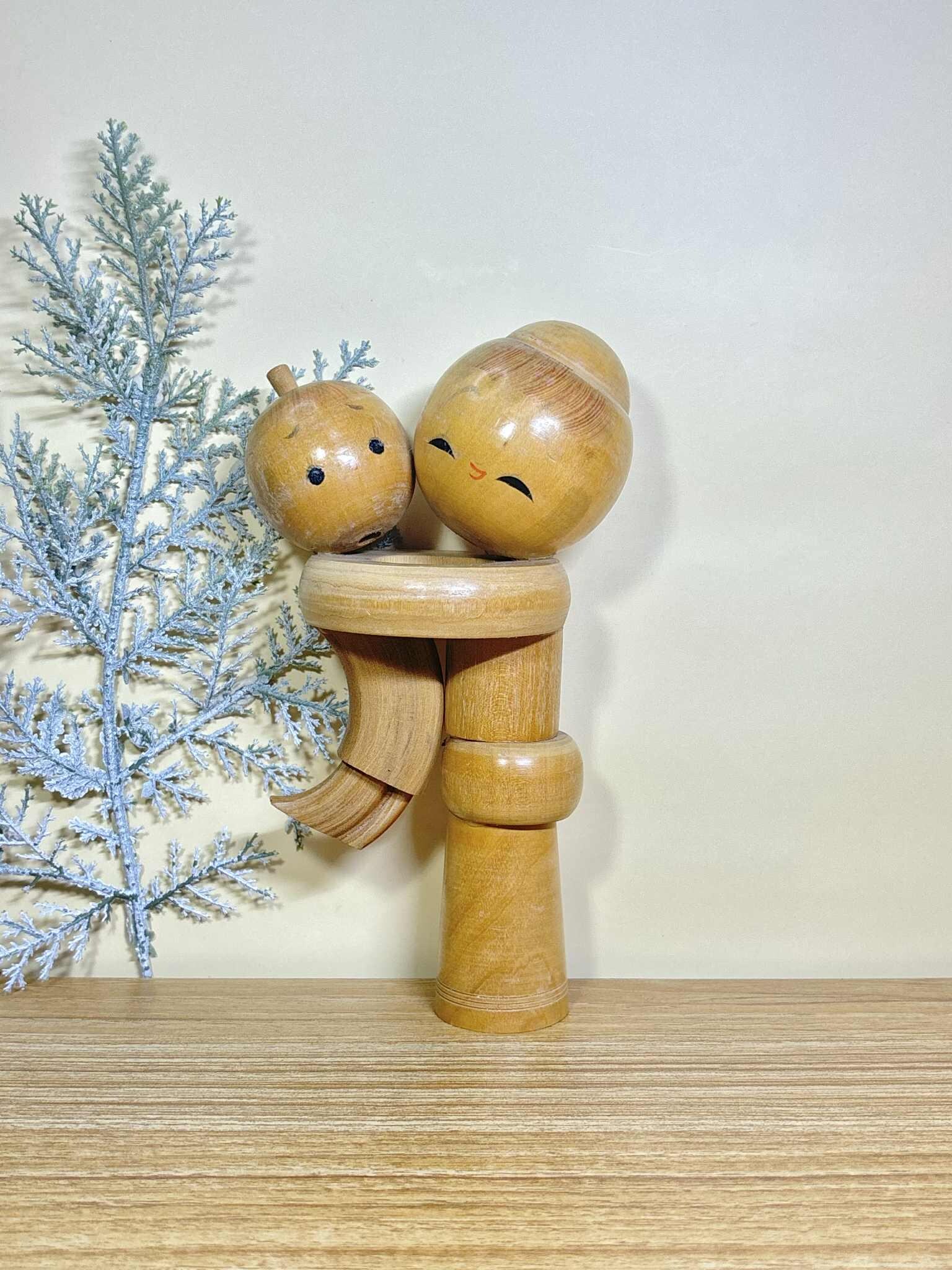 Kokeshi Doll, Vintage Japanese Creative Doll 