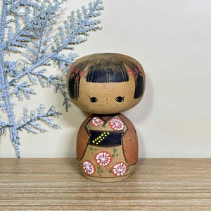 Kokeshi Doll, Modern Japanese Creative doll (9.8cm.)