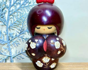 こけし、藤川正江作ヴィンテージ日本の創作人形 (23 cm) - Etsy 日本